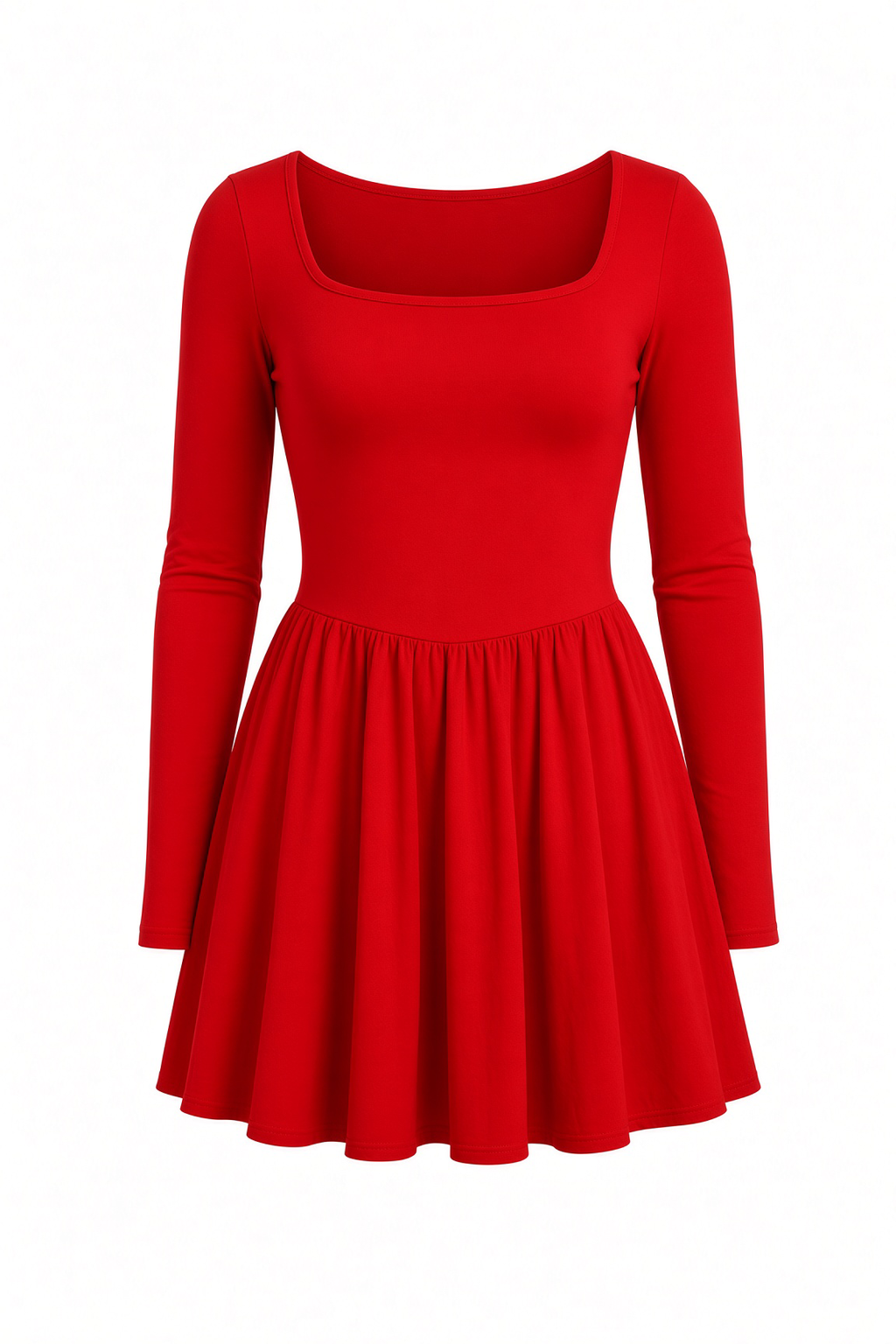 Daily Wear Long Sleeve Mini Dress