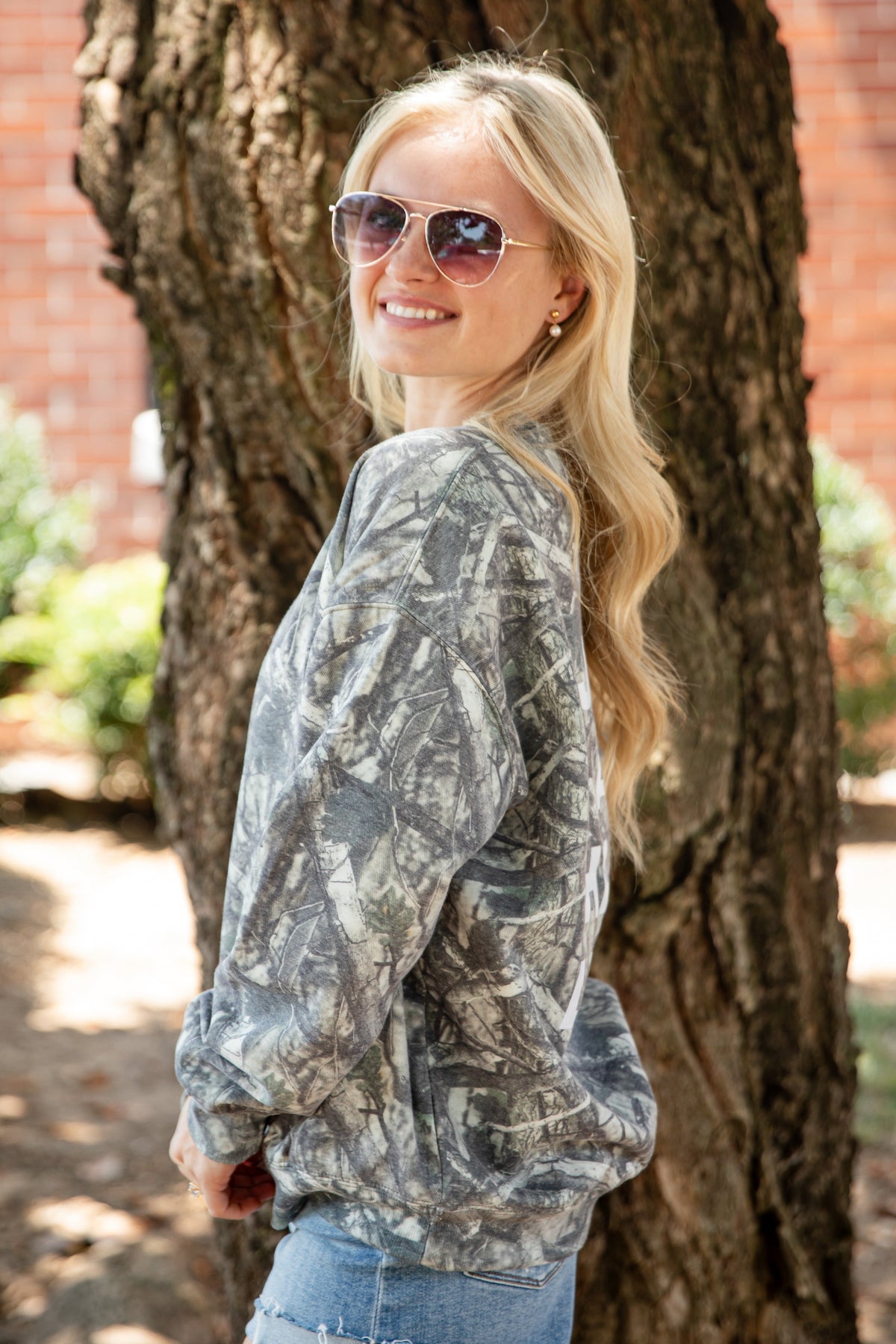 Camo Give Me Jesus and Hallelujahs Crewneck