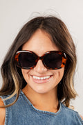 Anywhere And Everywhere Tortoise Oversized Sunglasses