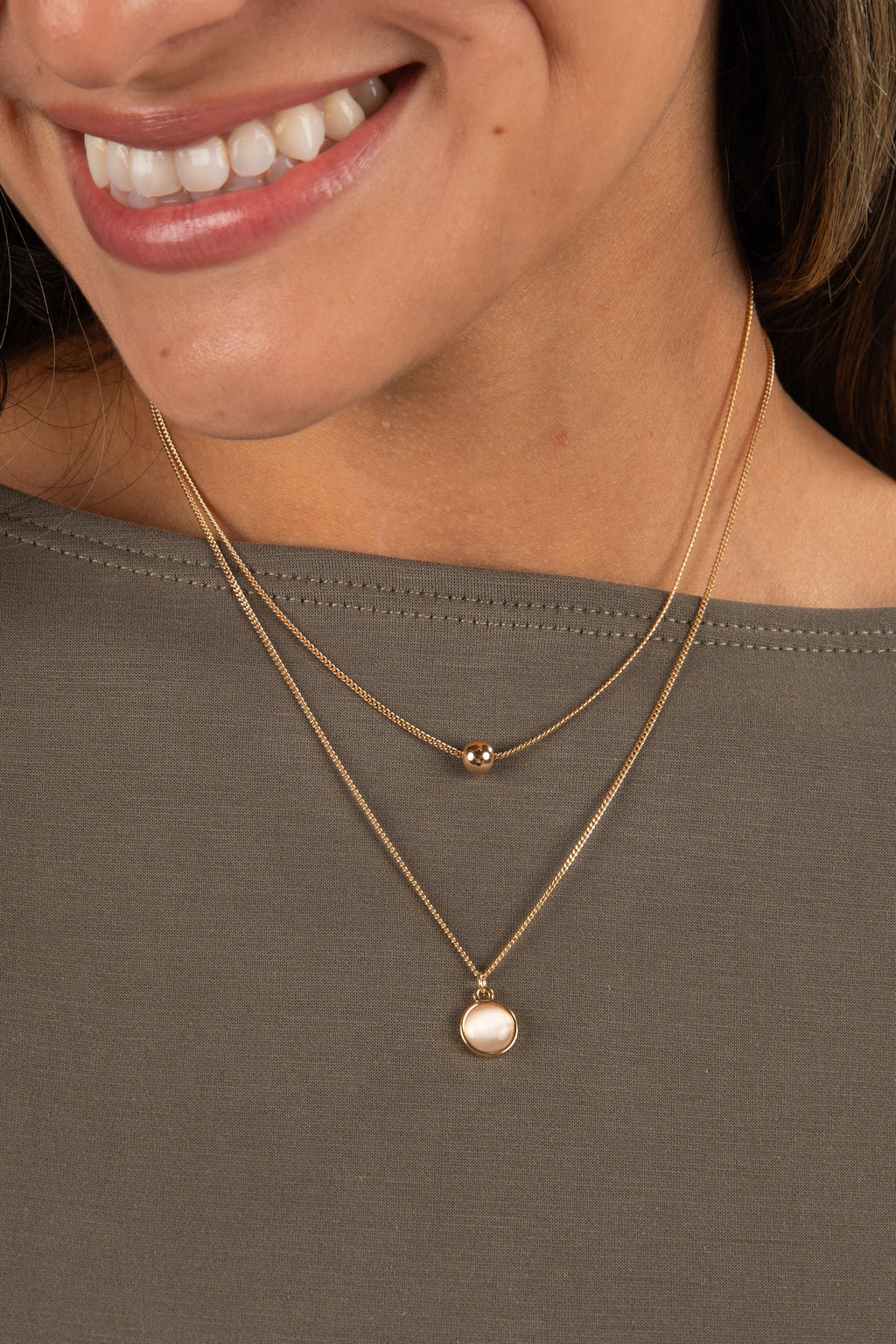 Anna Gold Layered Chain Necklace