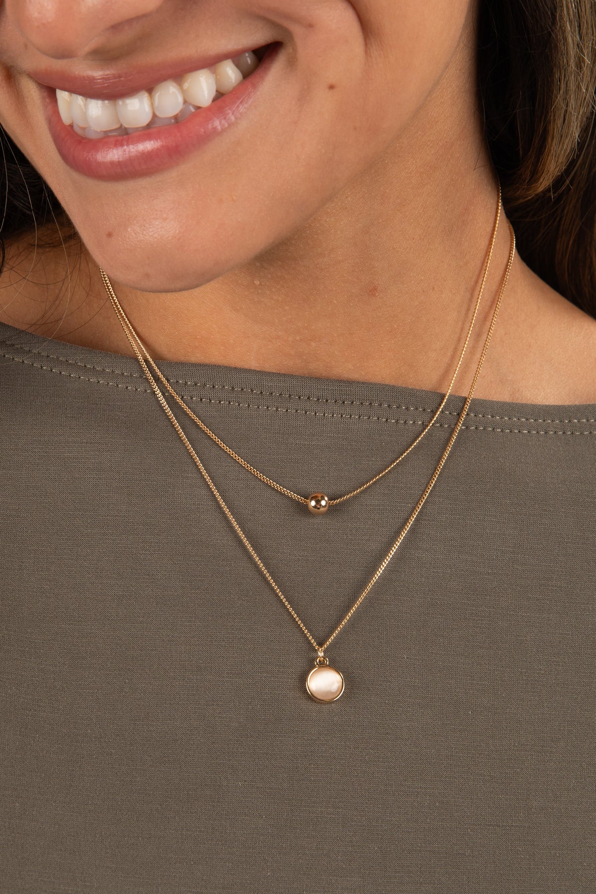 Anna Gold Layered Chain Necklace