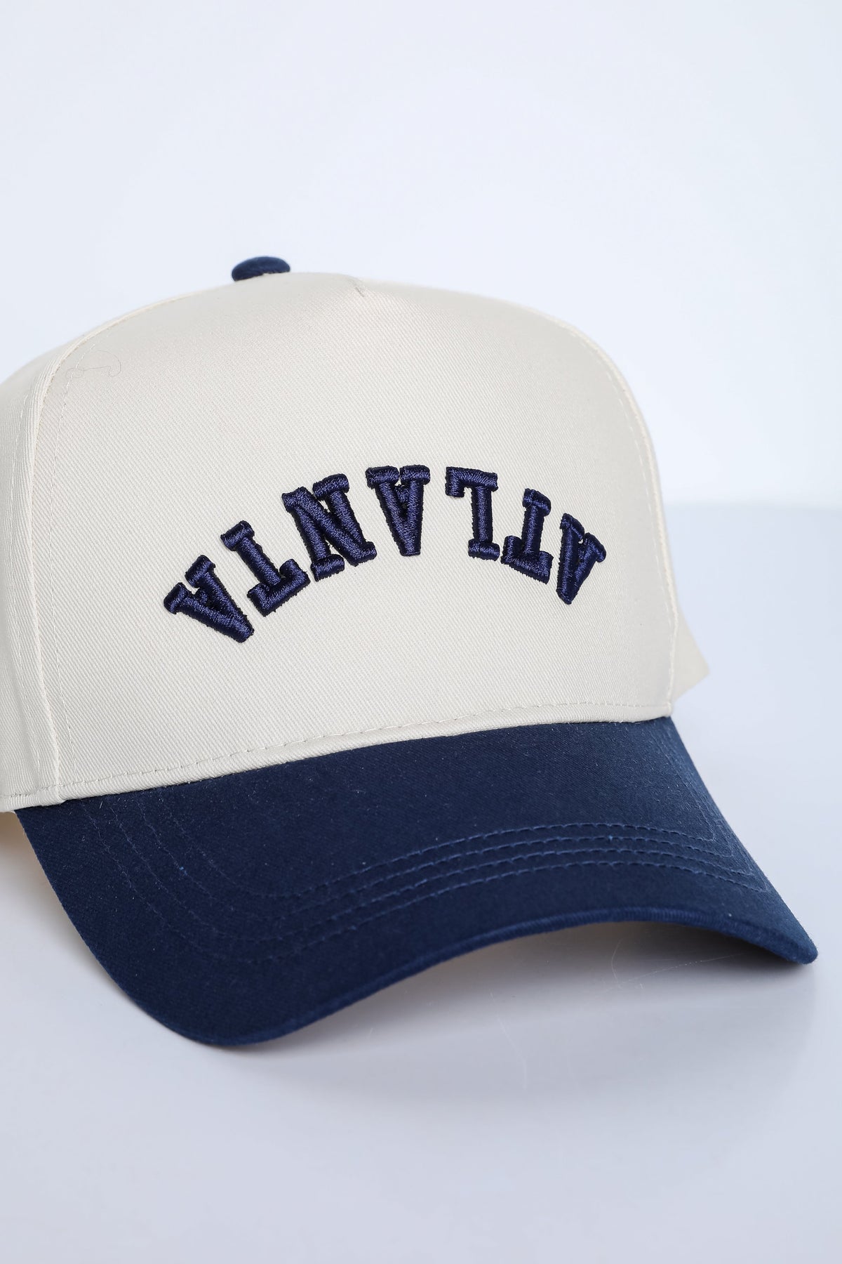 Atlanta Embroidered Color Block Hat