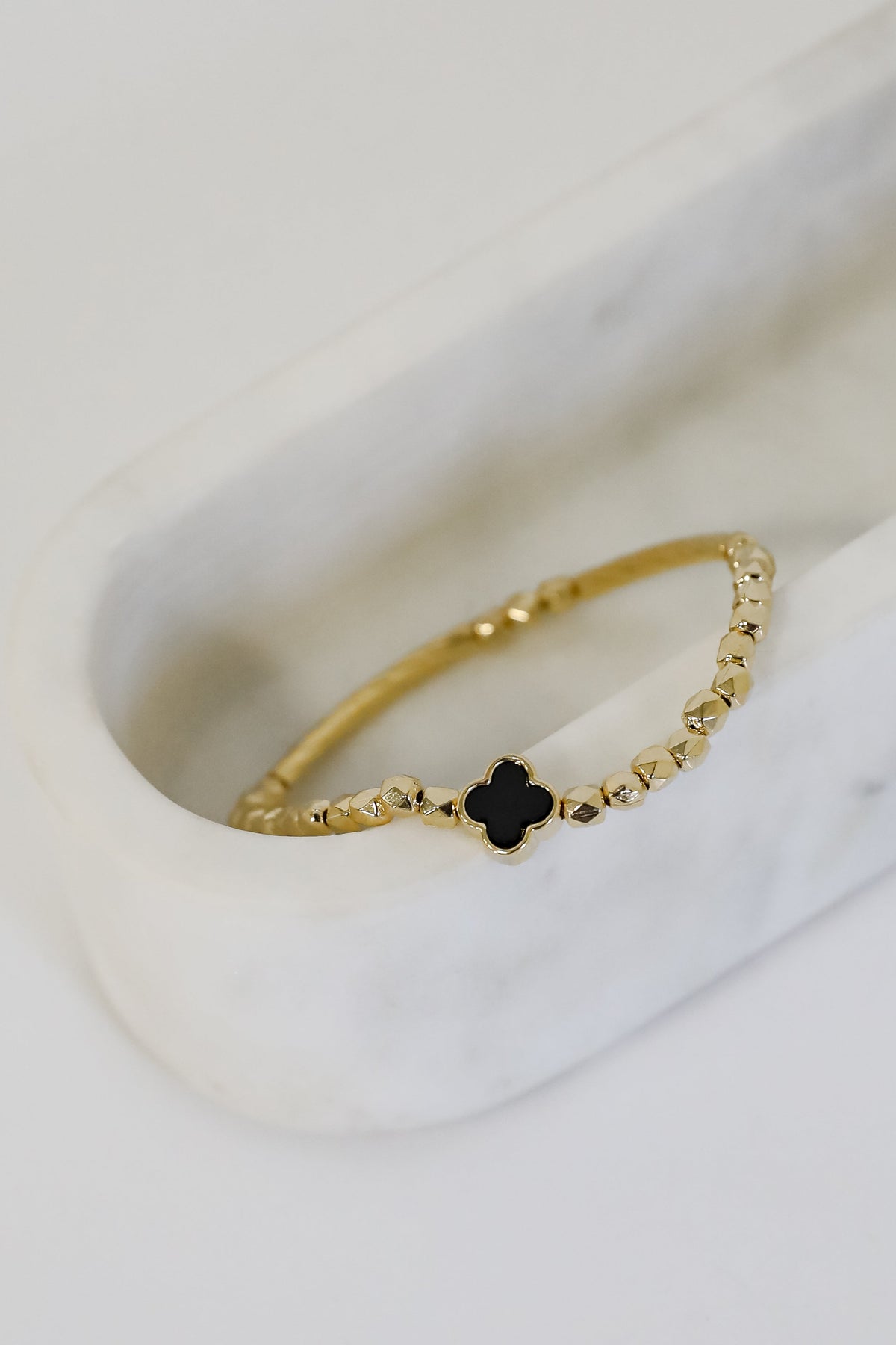 Diana Beaded Quatrefoil Bracelet
