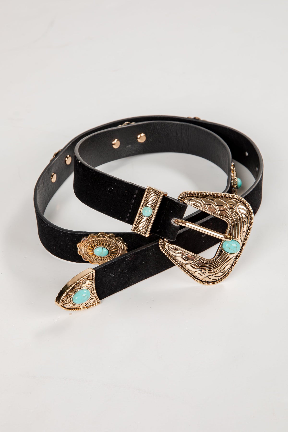 Cowgirl Favorite Black Western Belt