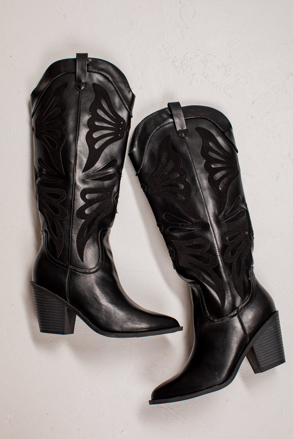Born To Be Wild Black Western Boots
