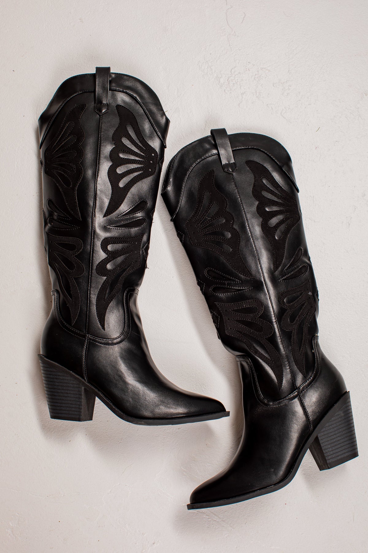 Born To Be Wild Black Western Boots