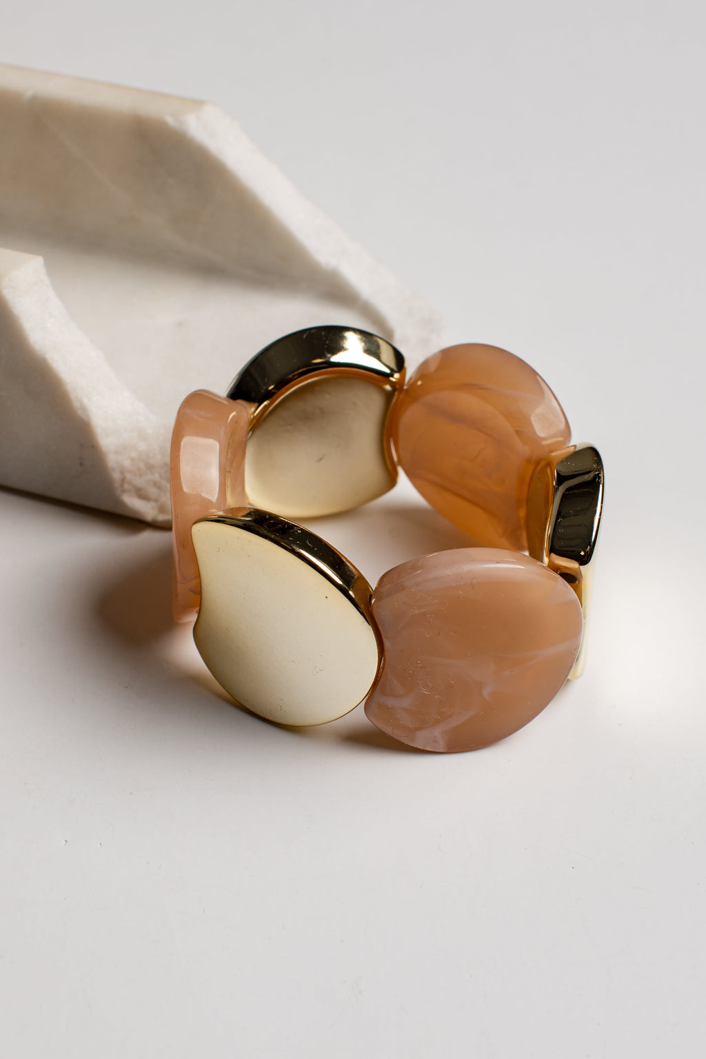 Brielle Blush Statement Bracelet