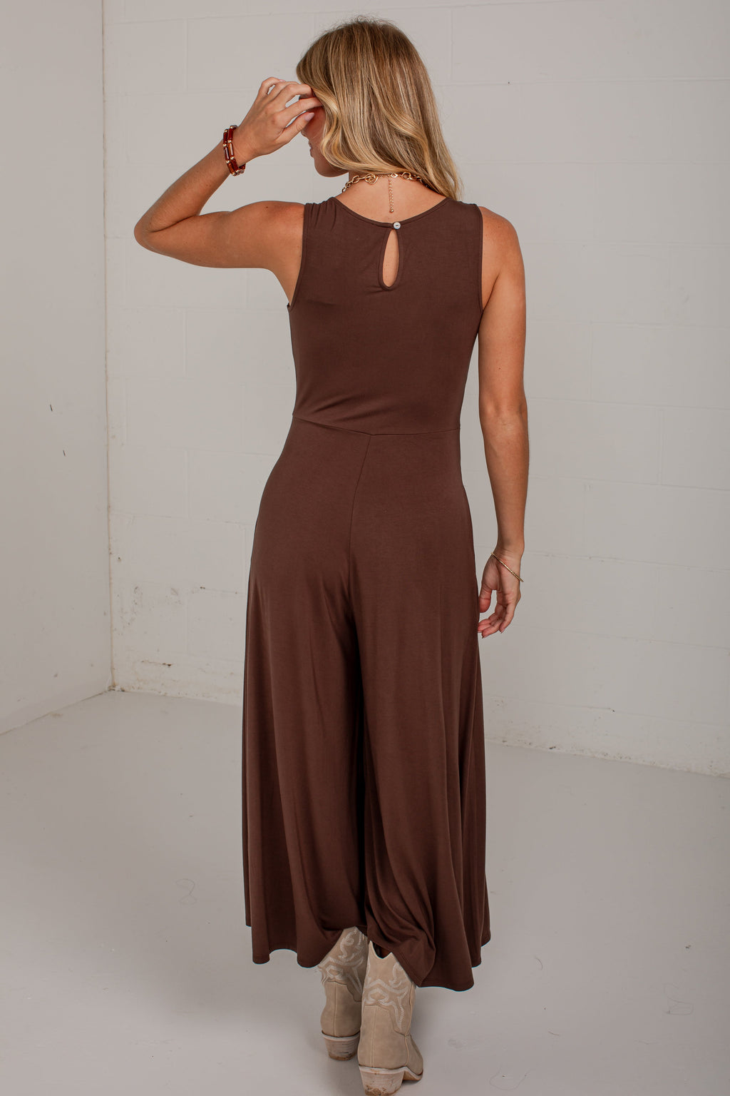 Defining Moments Chocolate Wide Leg Jumper