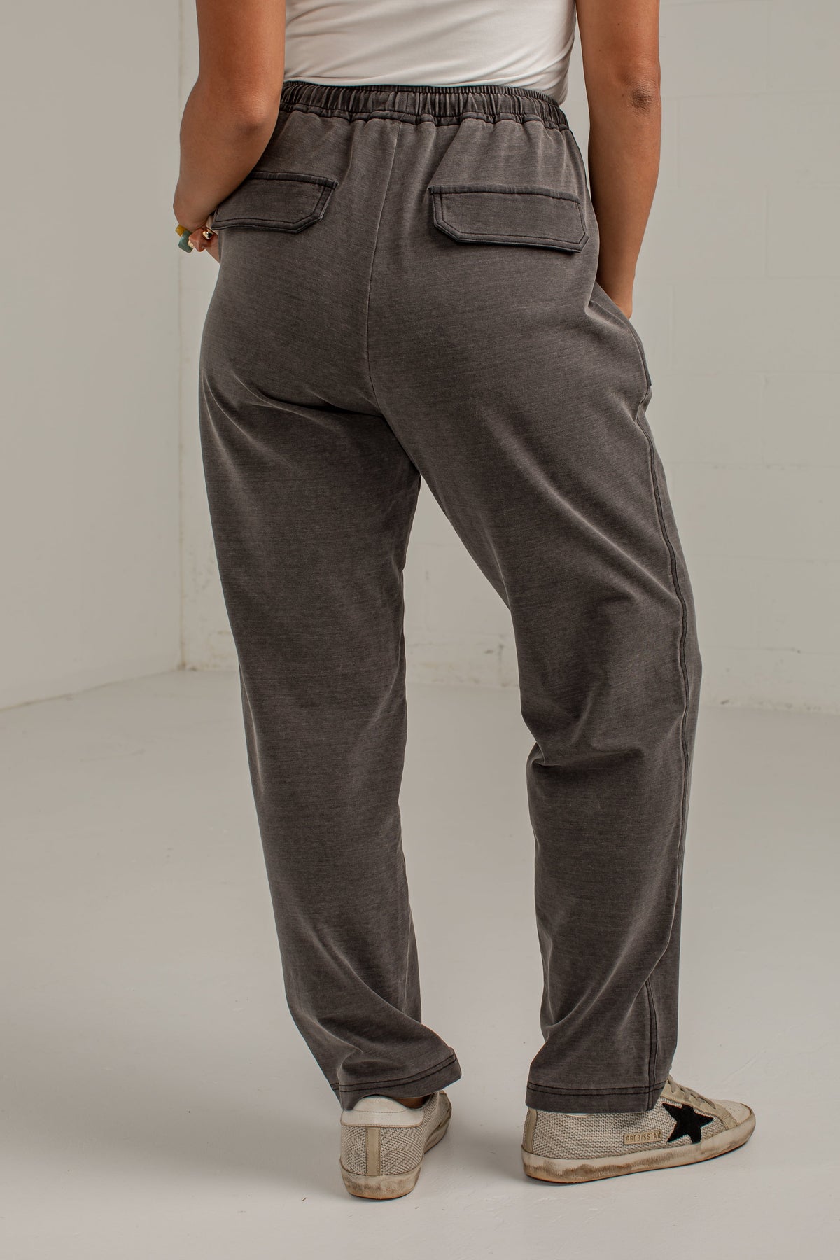 Cozy Company Charcoal Drawstring Pants