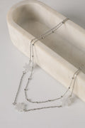 Alexa Cream Flower Charm Necklace