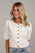 Always A Good Choice Cream Sweater