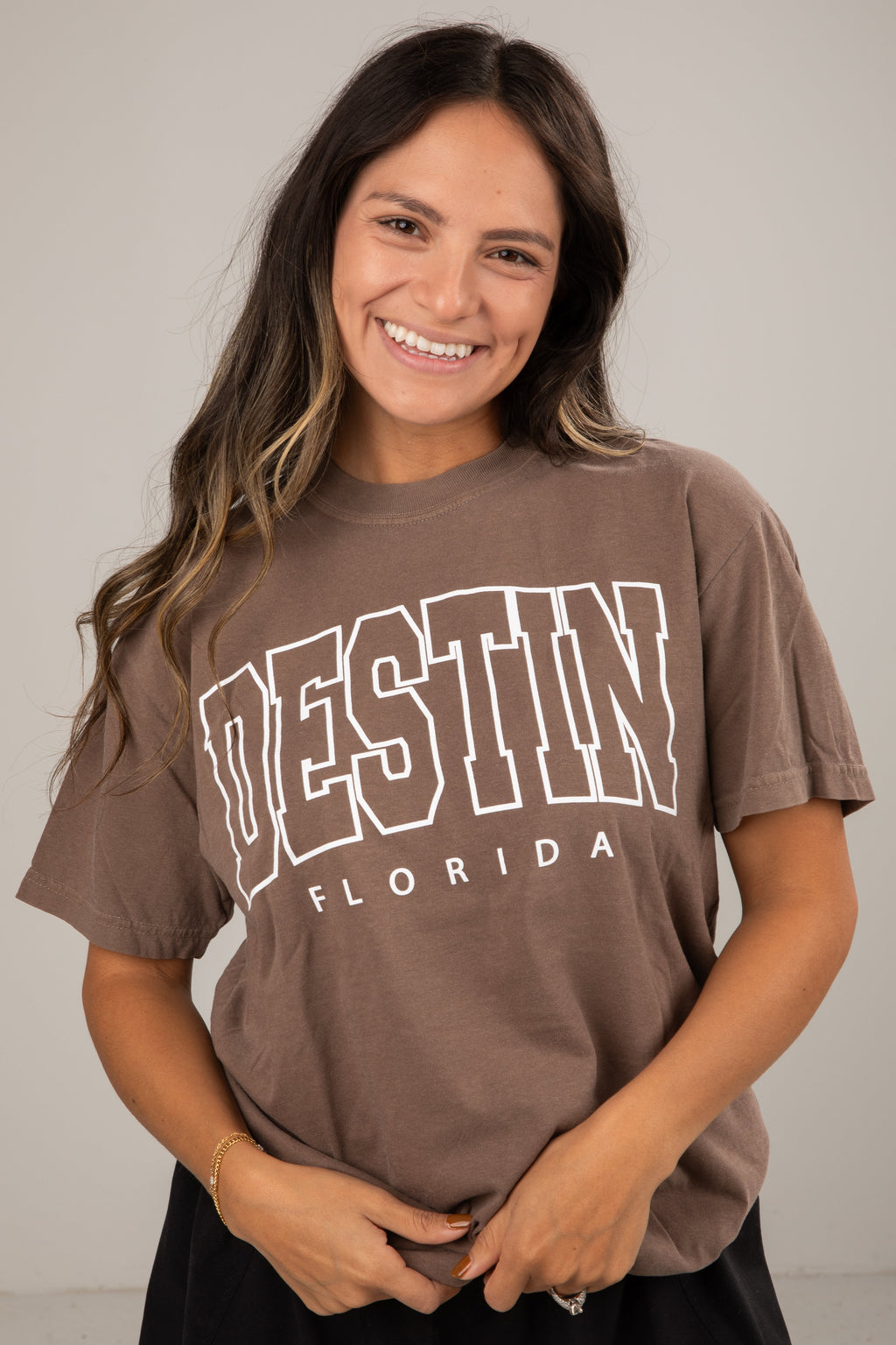 Brown Destin Florida Tee