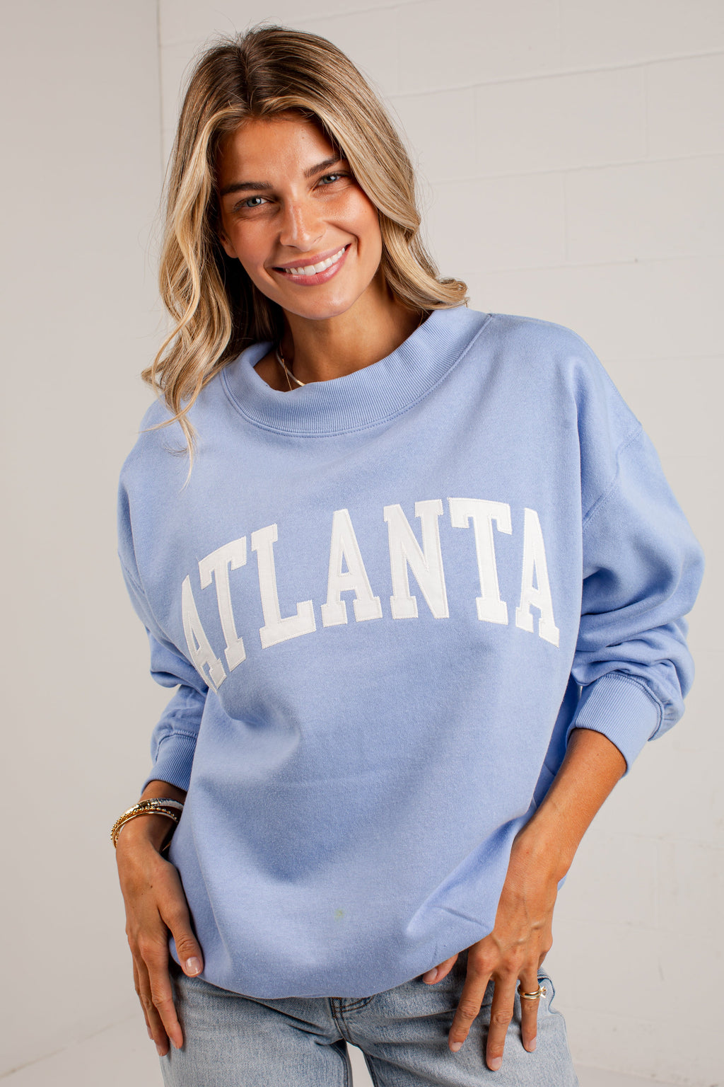 Atlanta Mock Neck Pullover