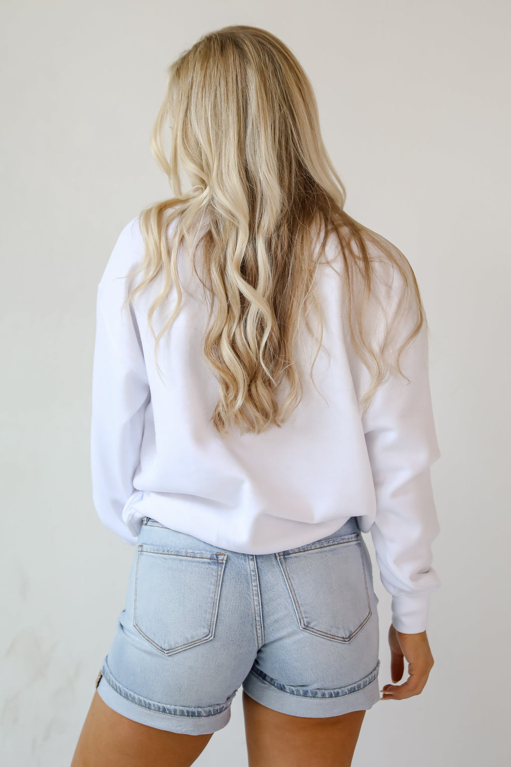 Chop Chop Script Embroidered Sweatshirt