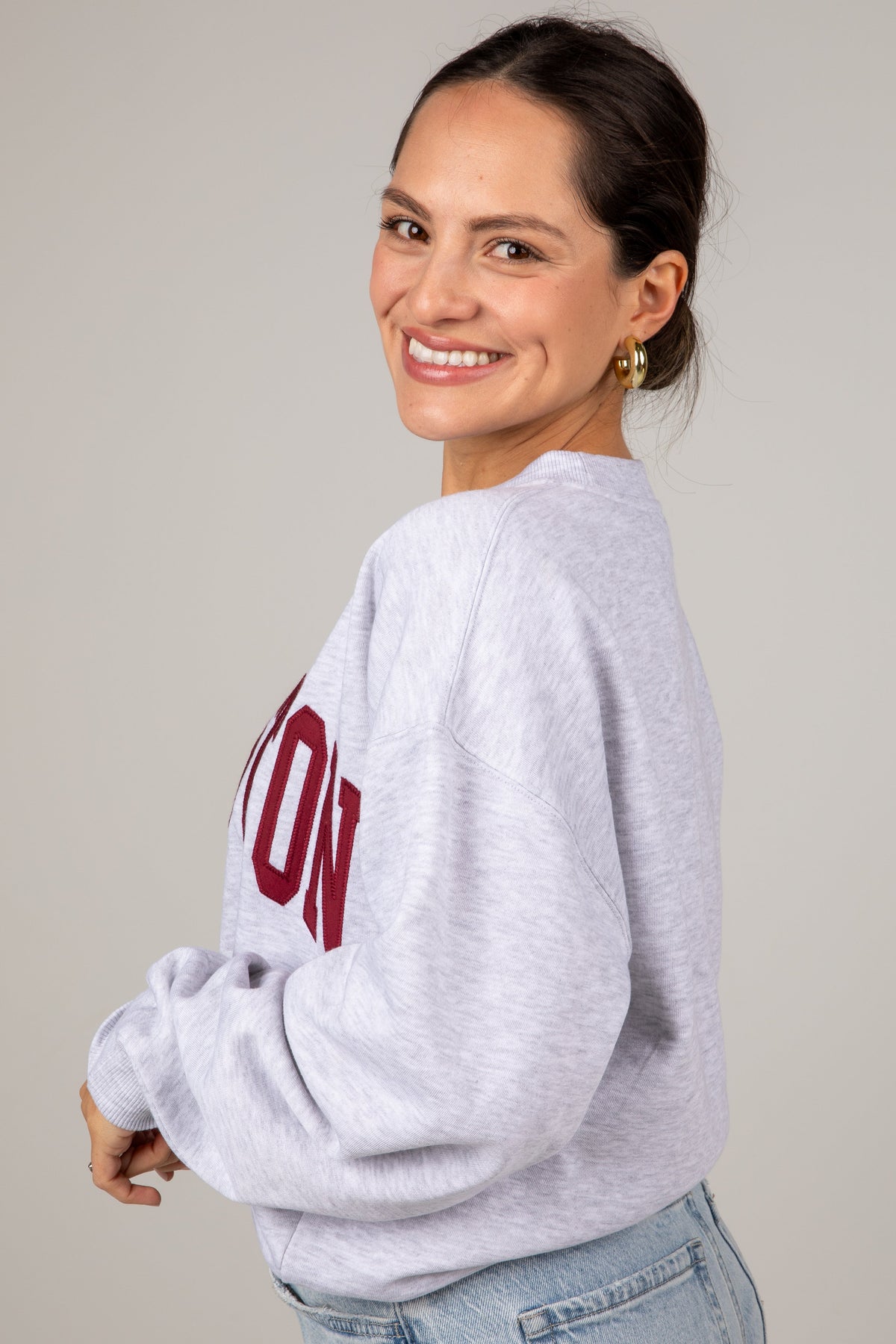 Charleston Graphic Heather Grey Sweatshirt
