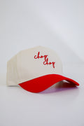 Chop Chop Script Embroidered Color Block Hat