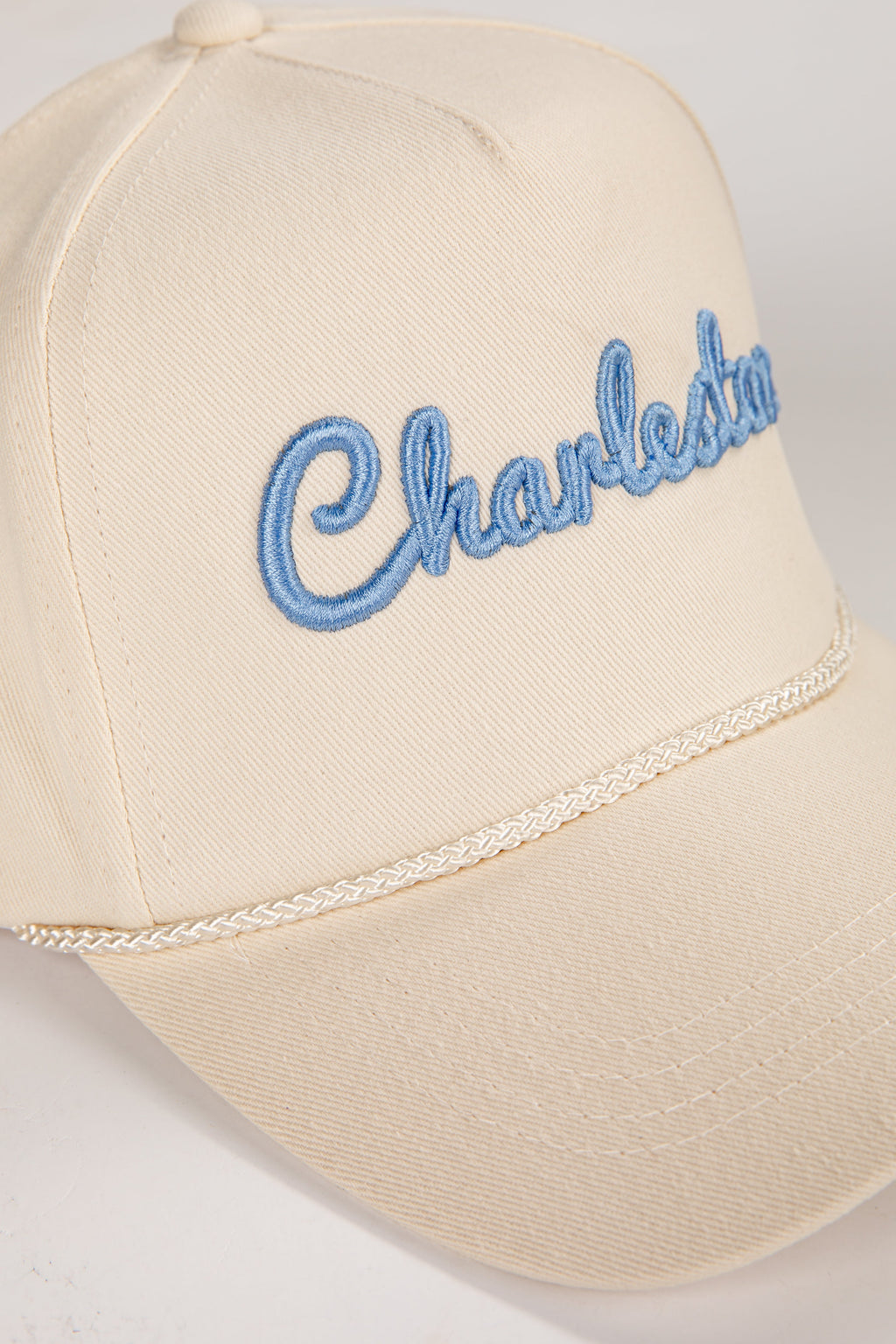Charleston Script Embroidered Hat