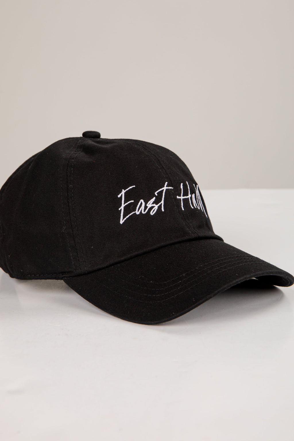 Black East Hall Script Hat