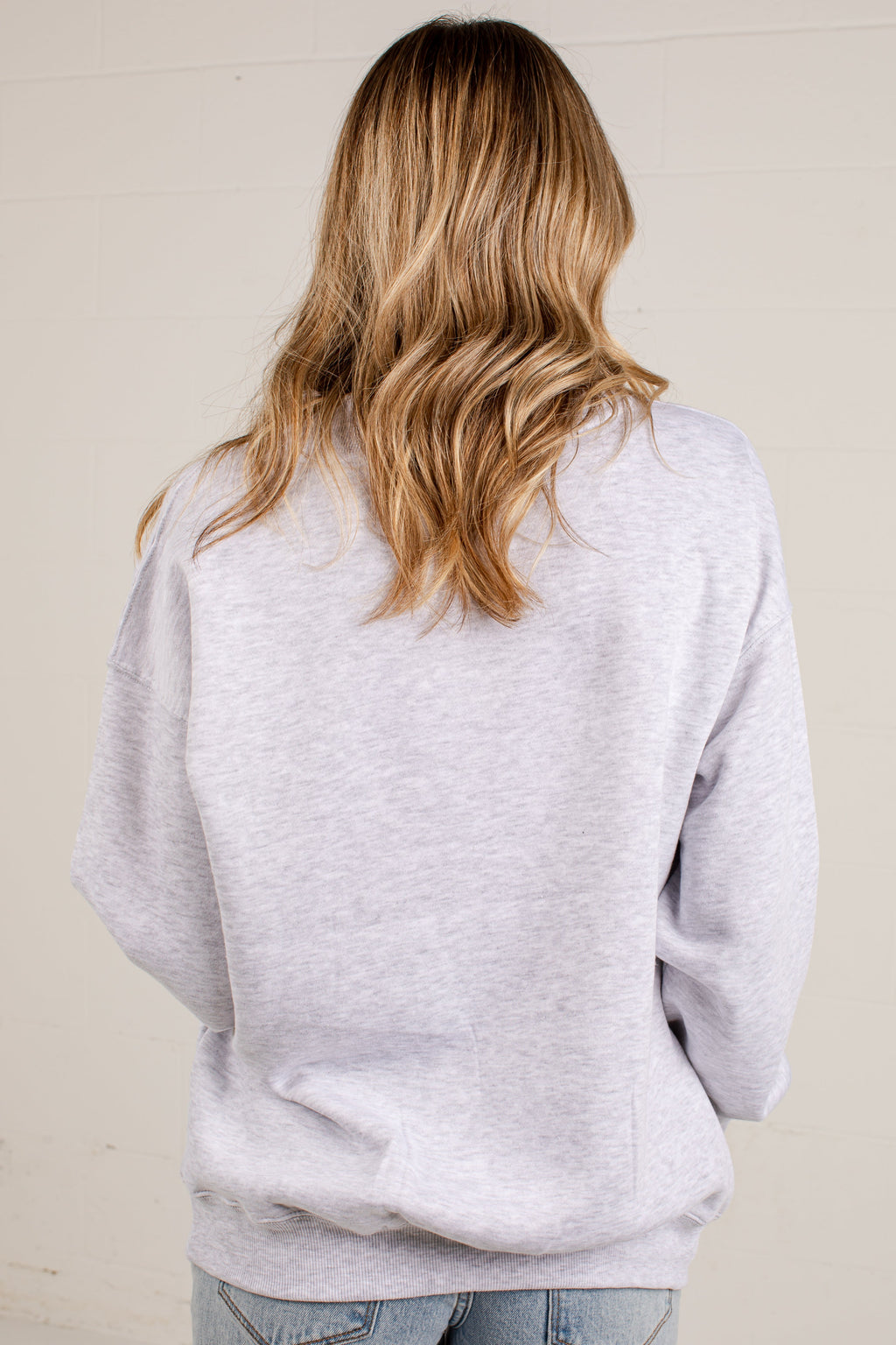 Chop Chop Script Mock Neck Pullover
