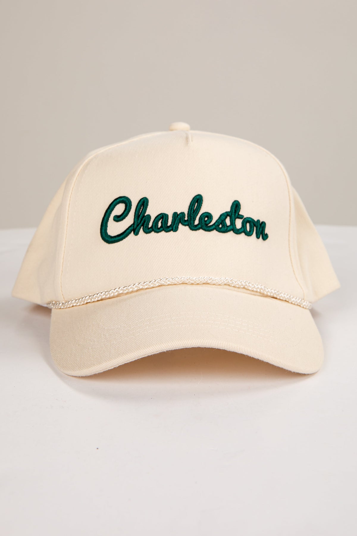 Charleston Script Embroidered Hat
