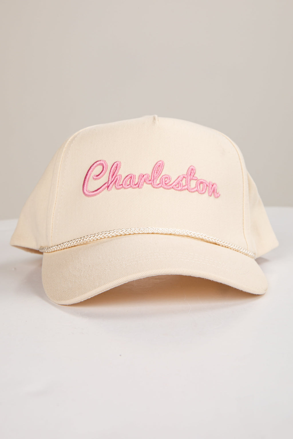 Charleston Script Embroidered Hat