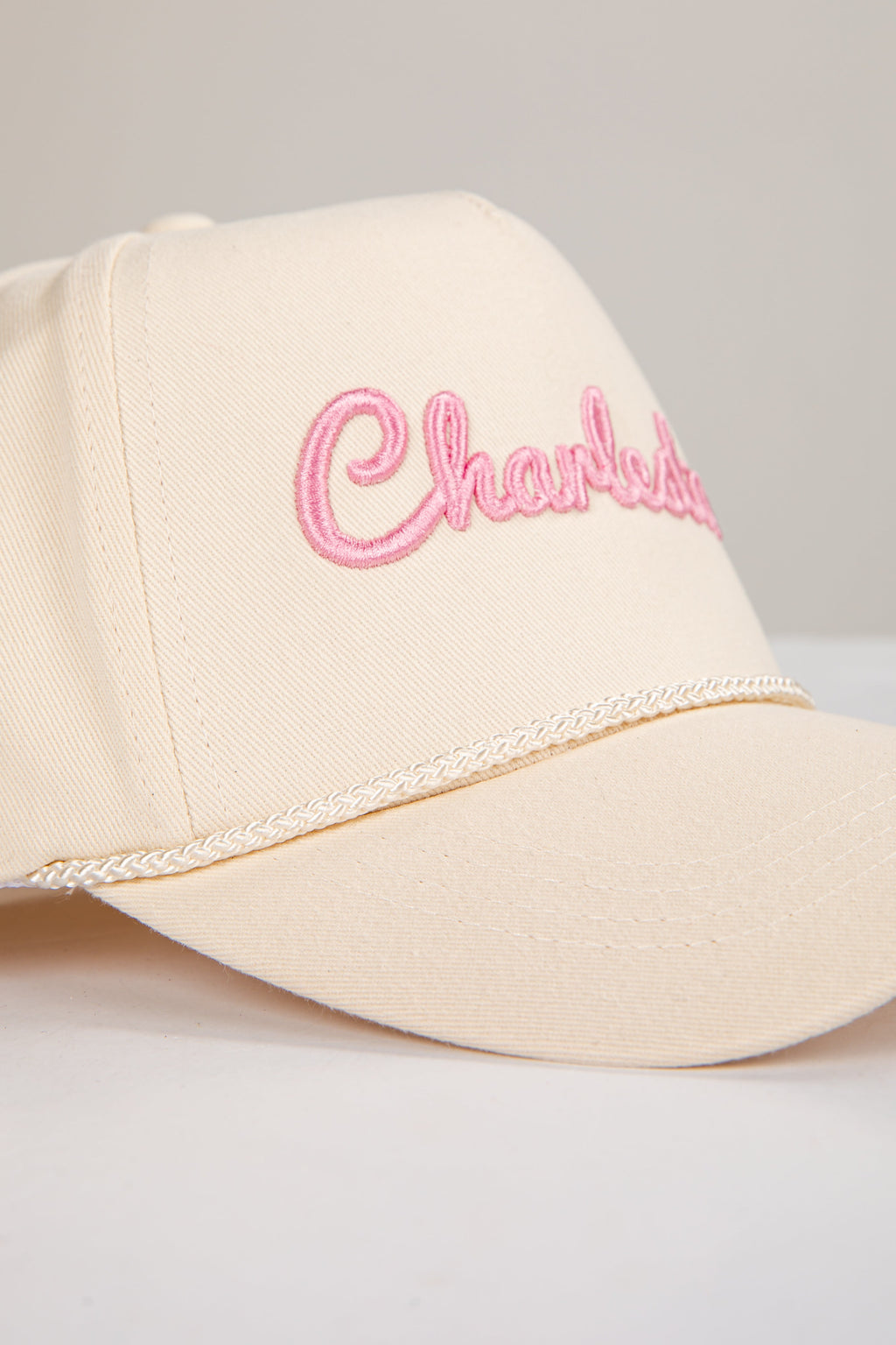 Charleston Script Embroidered Hat