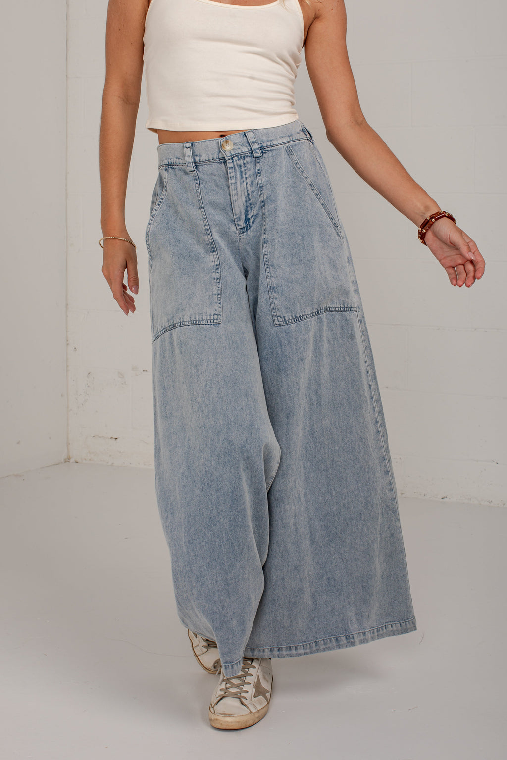 Chic Vision Denim Wide Leg Pants