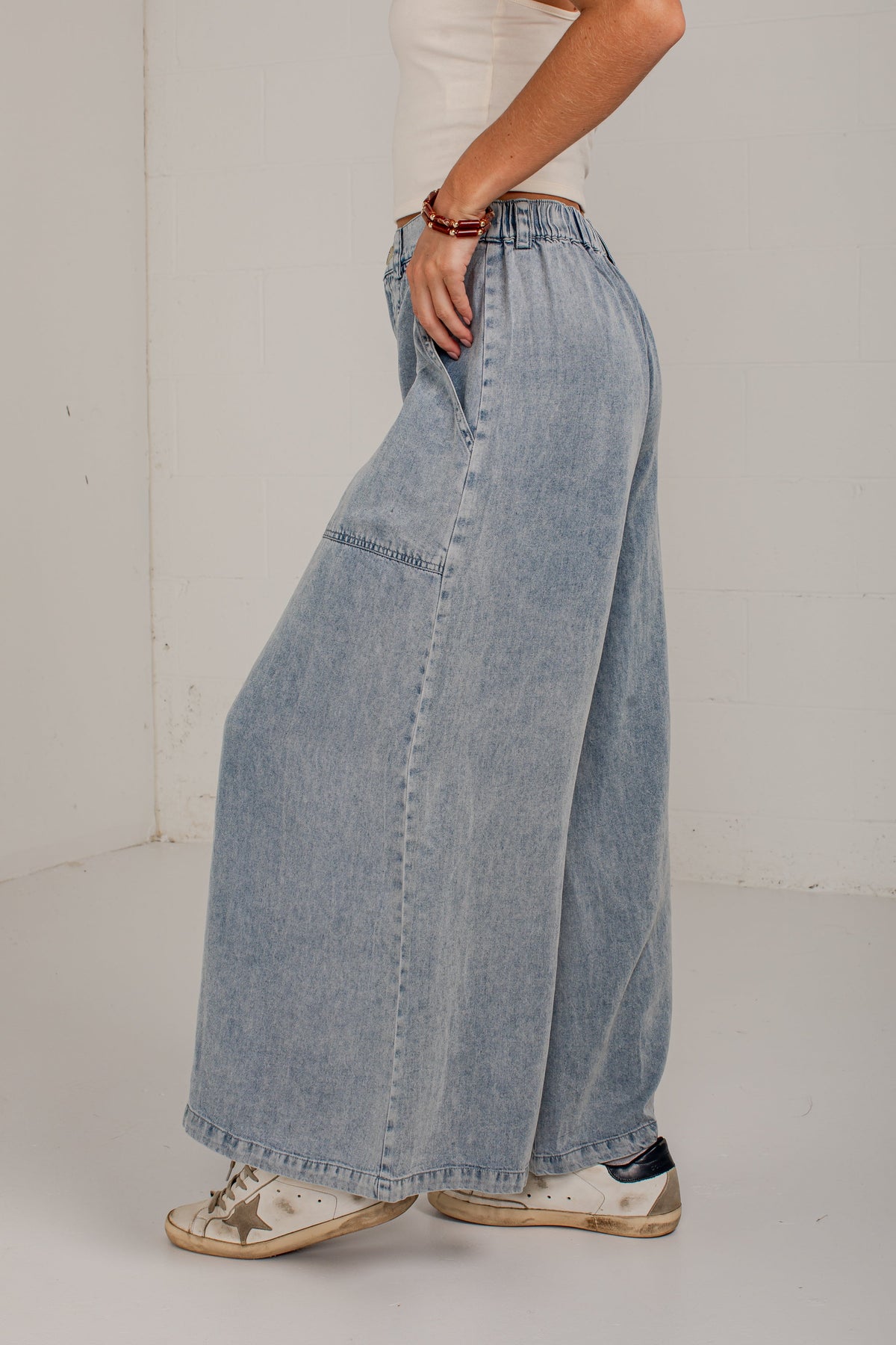 Chic Vision Denim Wide Leg Pants