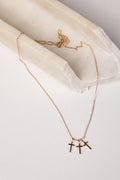 Alora Gold Cross Necklace