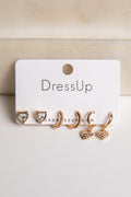Allie Gold Earring Set