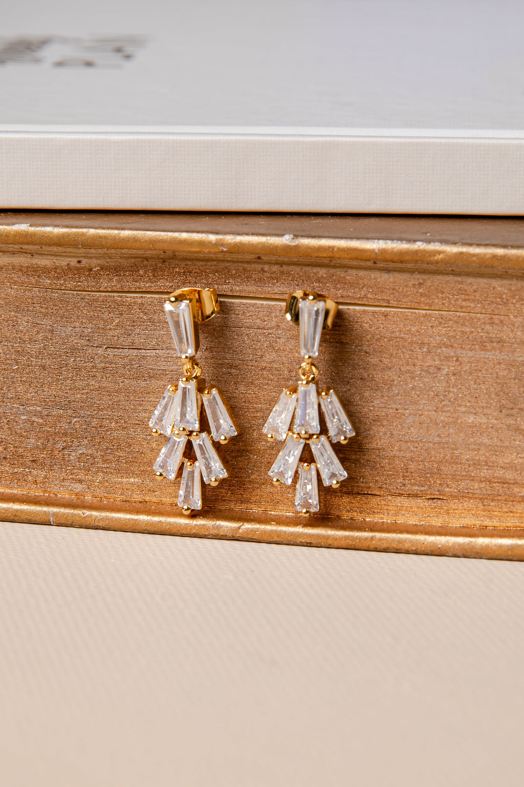 Celeste Cascade Gold Earrings