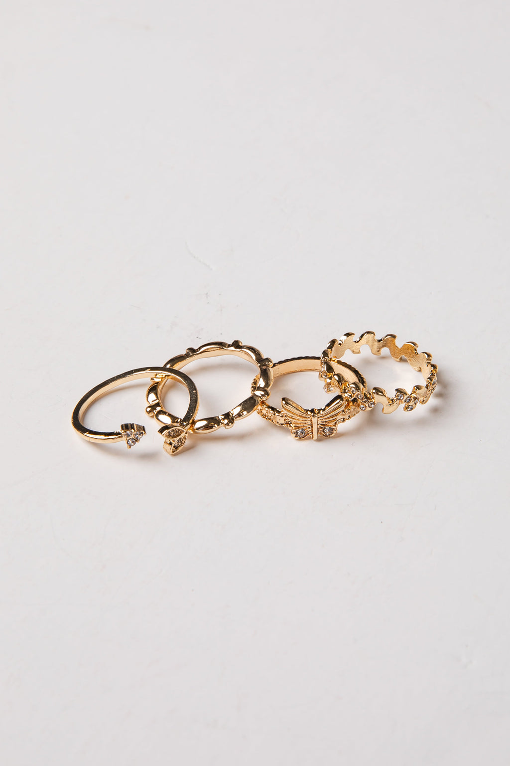 Brynn Gold Ring Stack Set