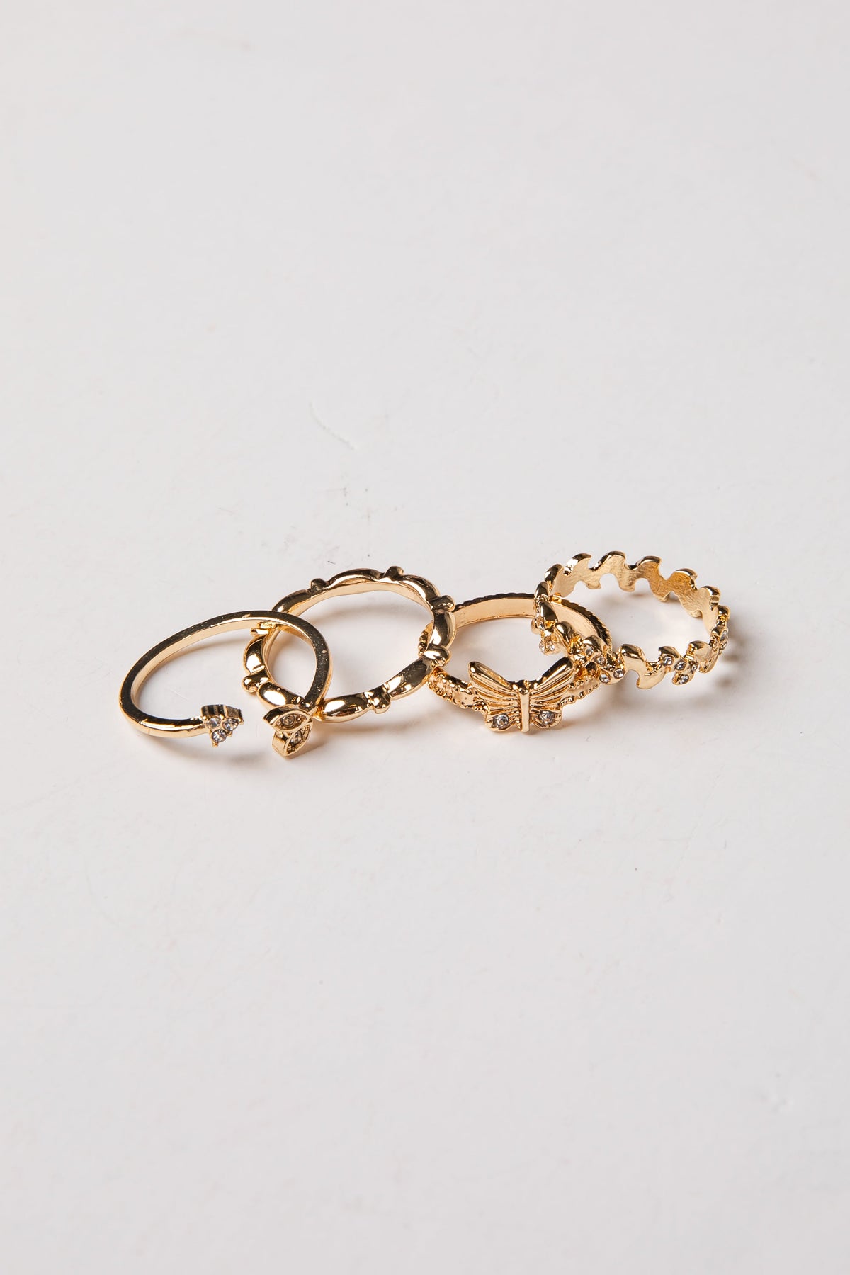 Brynn Gold Ring Stack Set