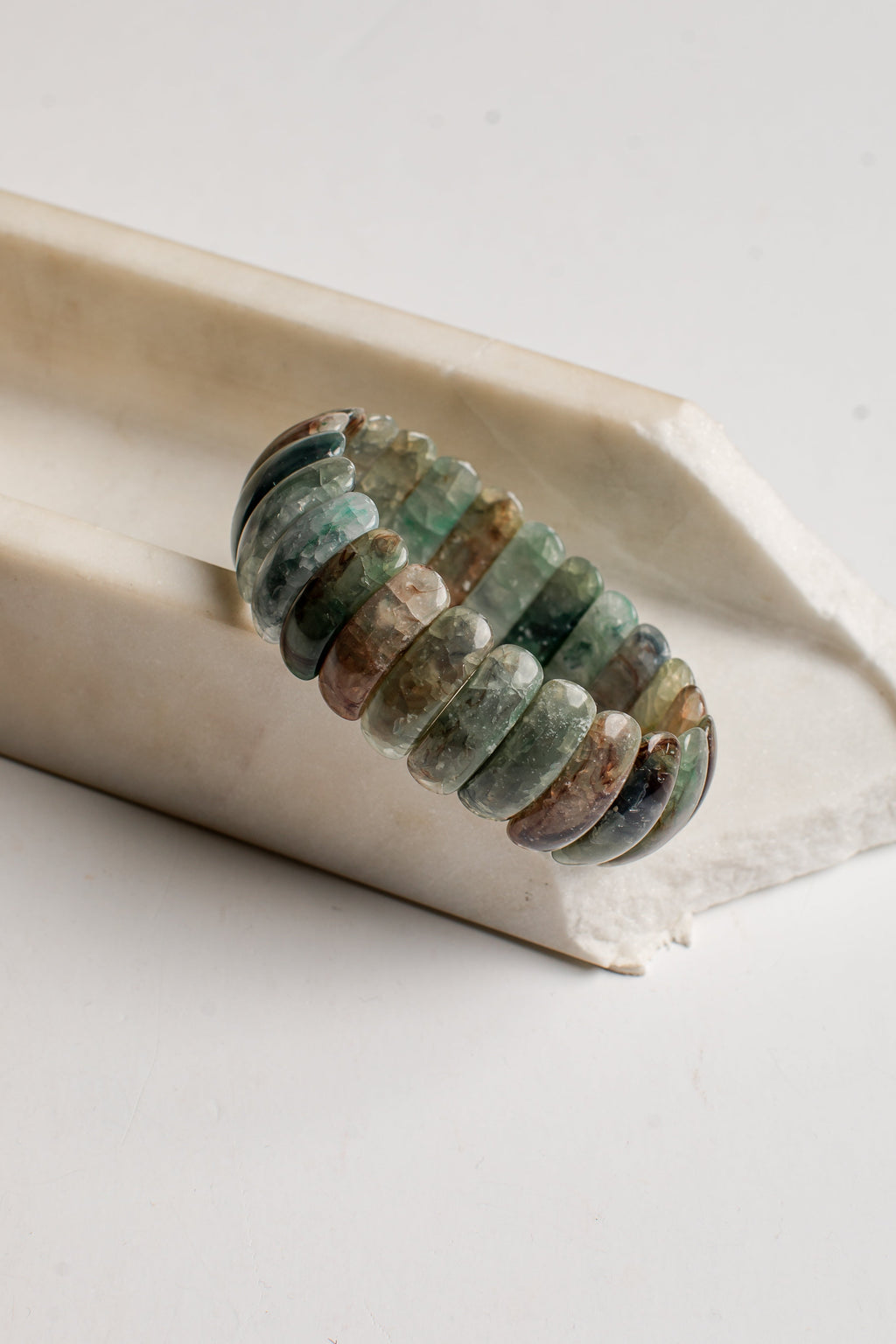 Callie Green Stretch Bracelet