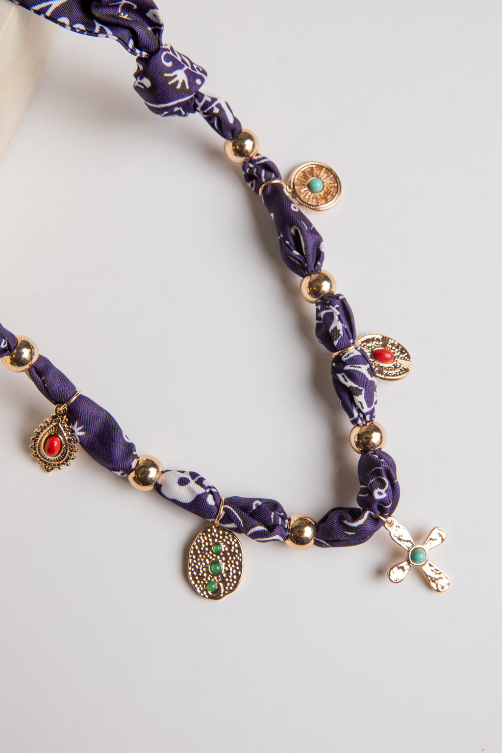 Alexis Bandana Charm Necklace
