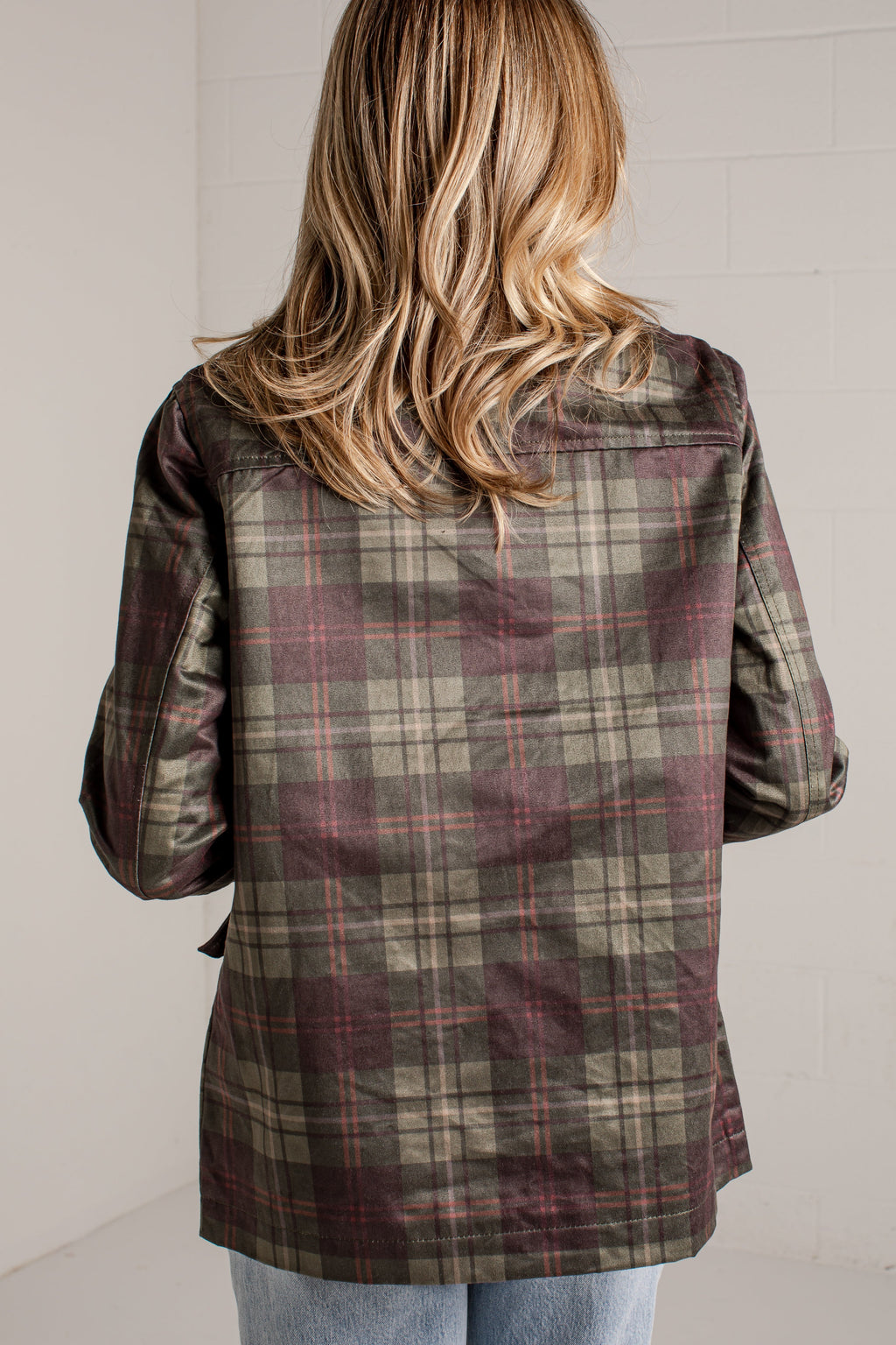 Autumn Agenda Olive Plaid Jacket