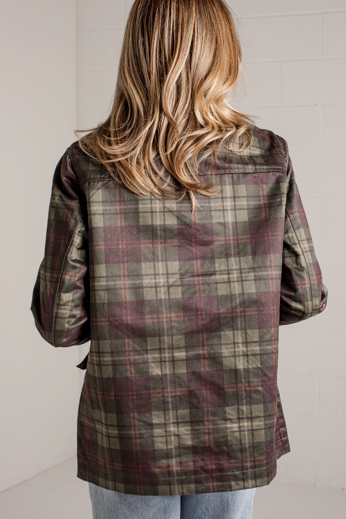 Autumn Agenda Olive Plaid Jacket