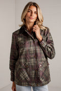 Autumn Agenda Olive Plaid Jacket
