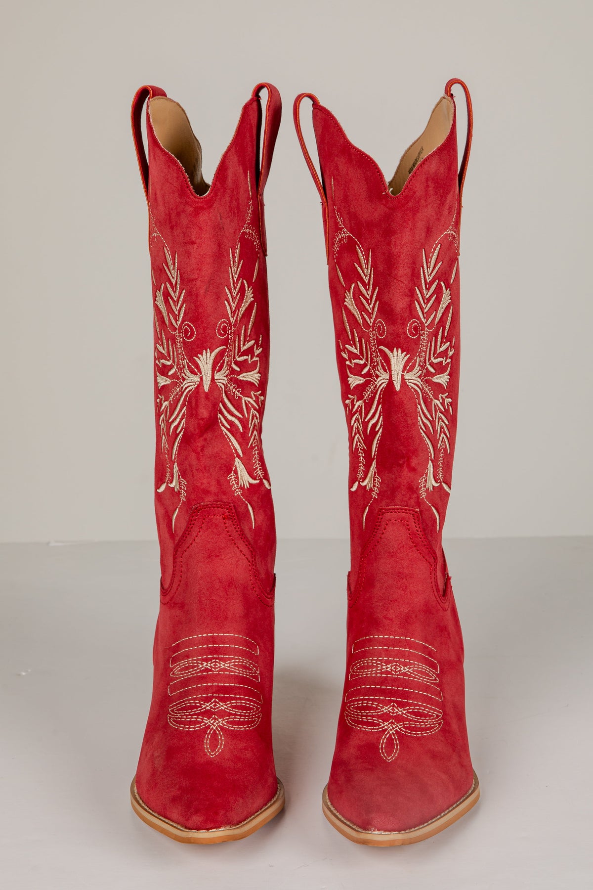 Always A Step Ahead Red Western Boots