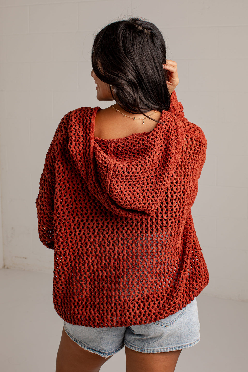 Autumn Air Open Knit Sweater