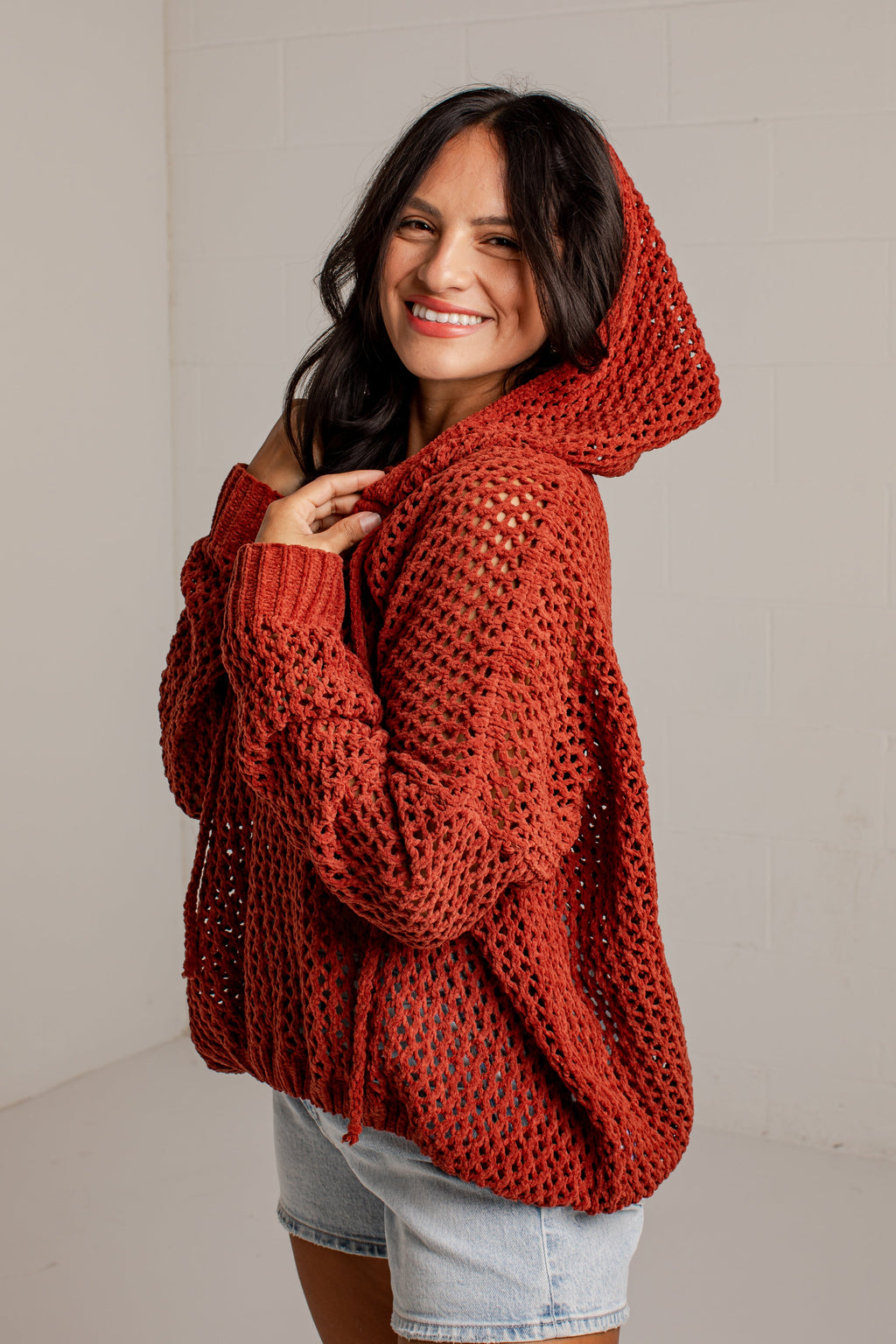 Autumn Air Open Knit Sweater