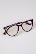 Clear Focus Tortoise Round Blue Light Glasses