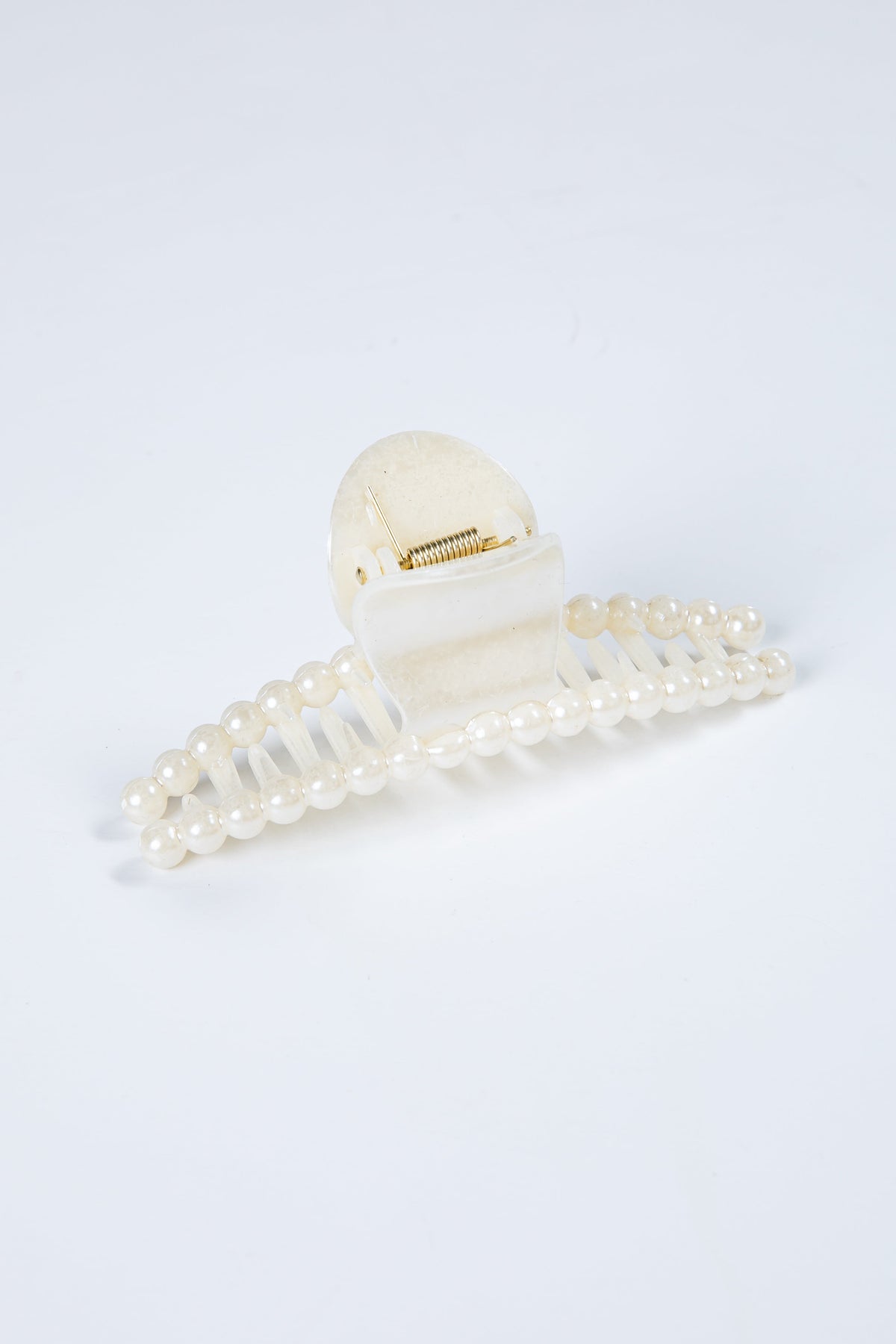 Beautiful Promise White Pearl Claw Hair Clip