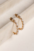 Delaney Gold Pearl Drop Earrings